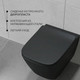 Миниатюра изображения товара Унитаз подвесной с инсталляцией Lauter Magdeburg 21103EC + I012709 + PrimeFit L I090101 (черный матовый с кнопкой смыва белый глянцевый)