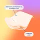 Миниатюра изображения товара Туалетная бумага Zemma Deluxe Бархатистый персик 3 слоя (8рул)