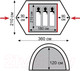 Миниатюра изображения товара Палатка Tramp Nishe 3 V2 / TRT-54