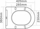 Миниатюра изображения товара Унитаз подвесной с инсталляцией Lauter Augsburg 21109EC + 9400414 (черный матовый с кнопкой смыва)