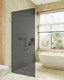 Душевая стенка MaybahGlass 79x195 / MGD-271-2 (графитовое матовое стекло/бронза) — фото 3