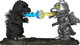 Фигурка коллекционная Funko POP! Moment. Godzilla Vs Mechagodzilla Exc / Fun91771 — фото 3