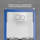 Миниатюра изображения товара Кнопка для инсталляции Saniteco K02-SSG (хром глянцевый)