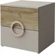 Миниатюра изображения товара Тумба Мебель-КМК 2Я Виола 1711.6 (персидский жемчуг 810 PO/шаде песочный/дуб флагстафф песочный)