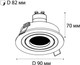 Точечный светильник Italline Megalight SAC 021D (белый) — фото 6