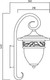 Бра уличное Oasis Light Krakov 1 L 87202L/18L Gb — фото 4