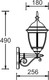 Бра уличное Oasis Light Arsenal S 91201S 02 Bl — фото 4