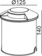 Миниатюра изображения товара Светильник уличный Oasis Light W71212 Gr