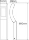 Светильник уличный Oasis Light Cobra ll W2143-600 Gr — фото 6