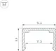 Профиль для светодиодной ленты Arlight WPH-FLEX-1212-1000 / 062505 — фото 4
