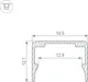 Профиль для светодиодной ленты Arlight WPH-FLEX-1414-1000 / 062506 — фото 4