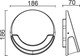 Миниатюра изображения товара Бра уличное Oasis Light W1882 Gr