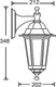 Миниатюра изображения товара Бра уличное Oasis Light 79802S Bl