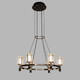 Миниатюра изображения товара Люстра DeLight Collection P0738-6A (gold/pearl black)