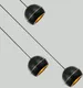 Миниатюра изображения товара Потолочный светильник DeLight Collection MD21001034-3A (black/gold)