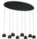 Миниатюра изображения товара Люстра DeLight Collection MD21001034-8A (black/gold)