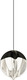 Миниатюра изображения товара Потолочный светильник DeLight Collection MD24001033-1A (black/clear)