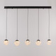 Миниатюра изображения товара Люстра DeLight Collection MD25030003-5B (matt black/clear)