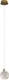 Миниатюра изображения товара Потолочный светильник DeLight Collection OD2440-1 (gold/clear)