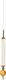 Миниатюра изображения товара Потолочный светильник DeLight Collection OD2503-1 (gold)