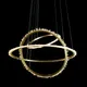 Миниатюра изображения товара Потолочный светильник DeLight Collection Quartz Halo MD20020154-3A (satin gold)