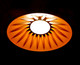 Миниатюра изображения товара Потолочный светильник Italline IT03-1429 (black/orange)