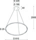 Миниатюра изображения товара Потолочный светильник Italline 3000K IT013-6022 (black)