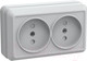 Миниатюра изображения товара Розетка IEK Октава ERO23-K01-10-DC (белый)