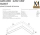 Миниатюра изображения товара Трековый светильник AM Group Smart Opal AM532 BK-220V-18W