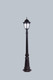 Миниатюра изображения товара Фонарь уличный Oasis Light 92111 Bl
