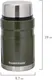 Миниатюра изображения товара Термос для еды Boomhouse Ribbed / 700321 (оливковый)