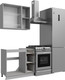 Миниатюра изображения товара Кухонный гарнитур Кортекс-мебель Корнелия Лира 0.9 без столешницы (капучино)