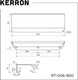 Миниатюра изображения товара Ручка для мебели Kerron RT-006-900 WT (матовый белый)