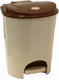 Миниатюра изображения товара Мусорное ведро Idea М2892 (19л, бежевый мрамор)