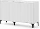Миниатюра изображения товара Тумба Shtabe Royal 5051 эко (мрамор каррара/черный)
