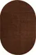 Миниатюра изображения товара Коврик Merinos Lana T600-OVAL-BROWN (1.2x1.8)