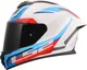 Миниатюра изображения товара Мотошлем LS2 FF820 Rapid III Hyper (2XL, белый/синий/красный)