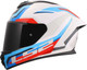 Миниатюра изображения товара Мотошлем LS2 FF820 Rapid III Hyper (M, белый/синий/красный)