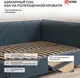 Миниатюра изображения товара Кровать-тахта Sonit Mishel левый 120x200 шенилл Eclipse (15 синий/черный)