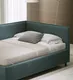 Миниатюра изображения товара Кровать-тахта Sonit Mishel правый 140x200 шенилл Eclipse (15 синий/черный)