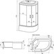 Миниатюра изображения товара Душевая кабина Erlit ER3512TPL-C2-RUS