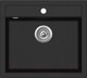 Миниатюра изображения товара Мойка кухонная Aquasanita Quadro SQQ100 (черный металлик)