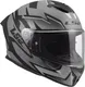 Миниатюра изображения товара Мотошлем LS2 FF820 Rapid III Xtrem (2XS, черный/серый)