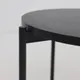 Миниатюра изображения товара Журнальный столик AksHome Ely d45x50 (черный мрамор/черный)