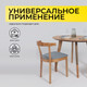 Миниатюра изображения товара Обеденный стол ОКА Эдисон 120x85x75 (дуб натуральный/дуб натуральный)