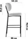 Миниатюра изображения товара Стул барный Stool Group Ханна / vd-b-hanna-ap-01 (молочный)