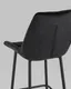 Миниатюра изображения товара Стул барный Stool Group Флекс / AV 405-N28-9005 B (велюр черный/черный муар)