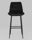 Миниатюра изображения товара Стул барный Stool Group Флекс / AV 405-N28-9005 B (велюр черный/черный муар)