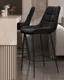 Миниатюра изображения товара Стул барный Stool Group Флекс / AV 405-N28-9005 B (велюр черный/черный муар)