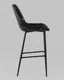 Миниатюра изображения товара Стул барный Stool Group Флекс / AV 405-N28-9005 B (велюр черный/черный муар)